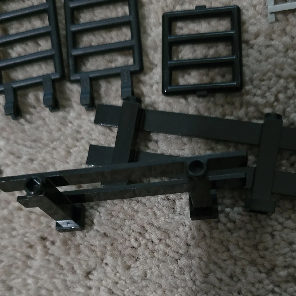 LEGO Set: Vintage Ladder, Hitching, & Fence Building Block Accessories